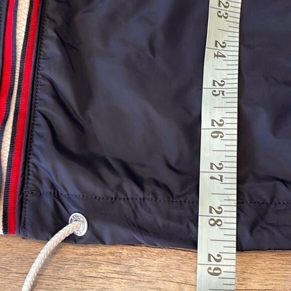 Polo Ralph Lauren Mens Drawstring Hood Packable Anorak Jacket Navy Blue Sz XL - Picture 10 of 11